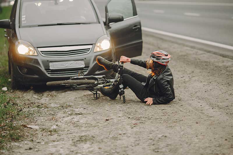 golpe de bicicleta en california