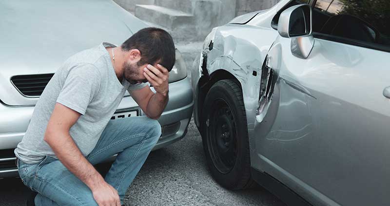 accidente de auto sin seguro